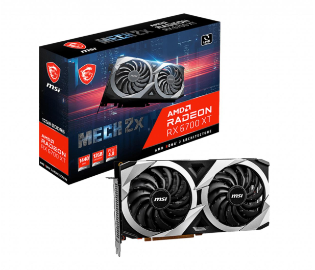 MSI Radeon RX 6700 XT MECH 2X 12GB GDDR6 - 638549 - zdjęcie